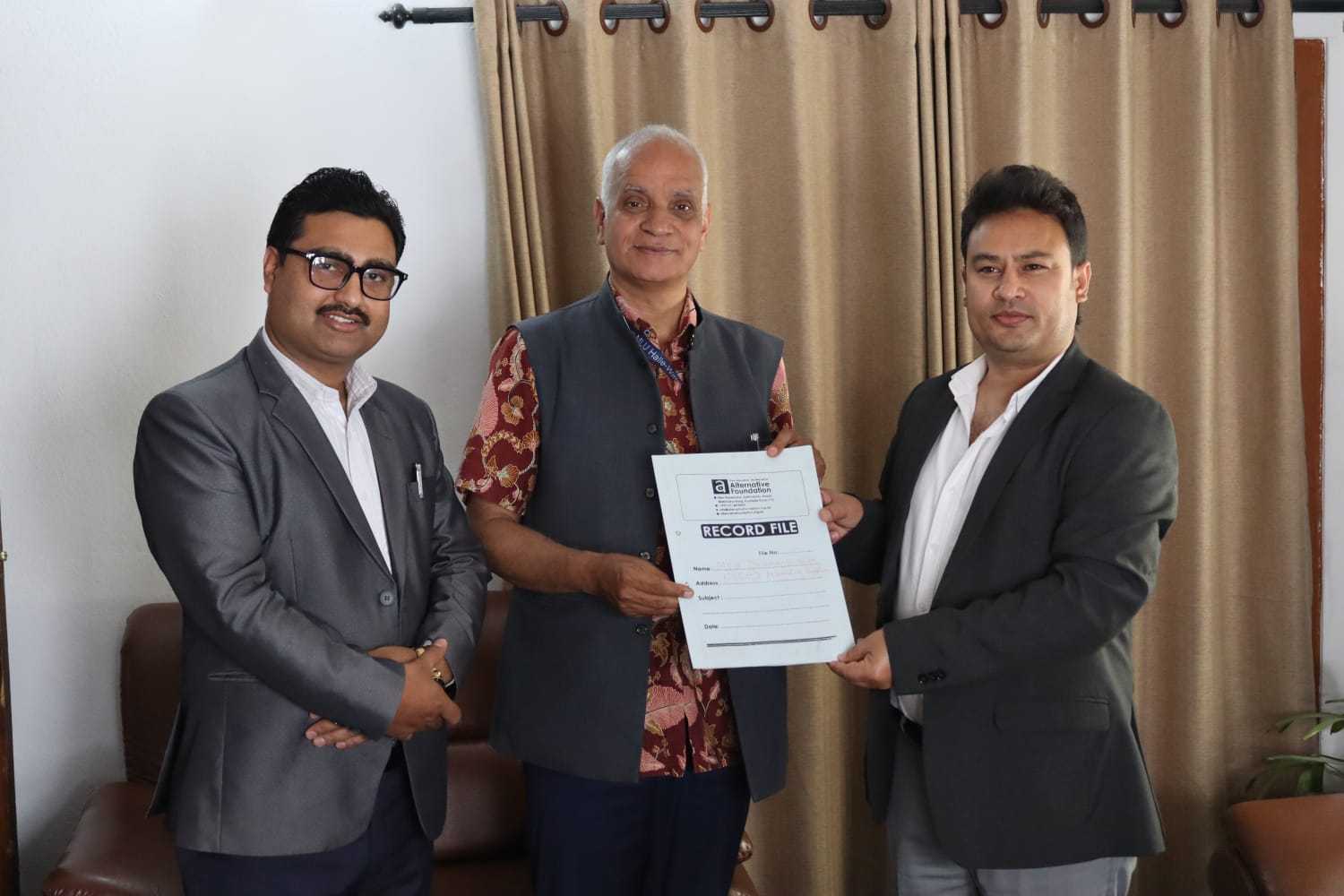 MoU Signed Between Alternative Foundation and Nepal Science Foundation Trust