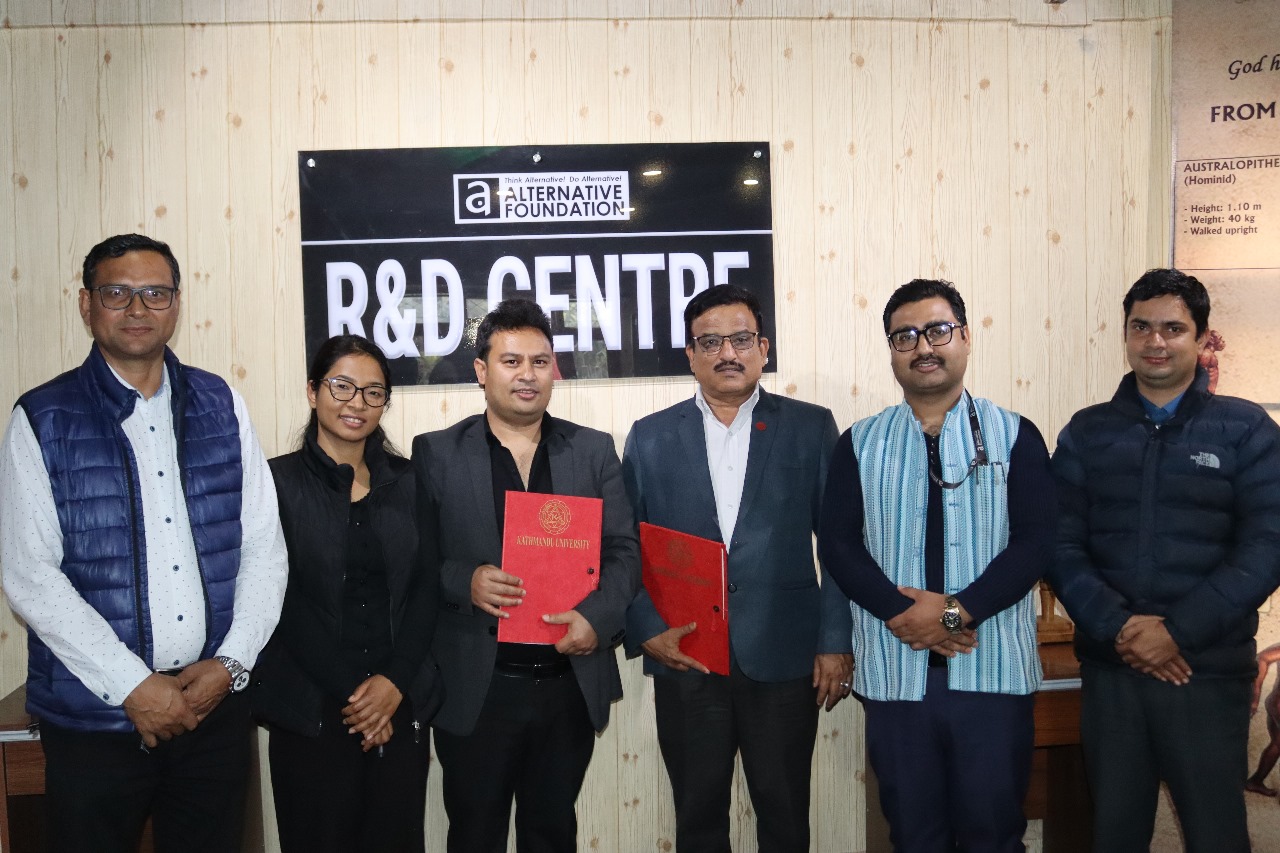 LoA Signed Between Alternative Foundation and Kathmandu University
